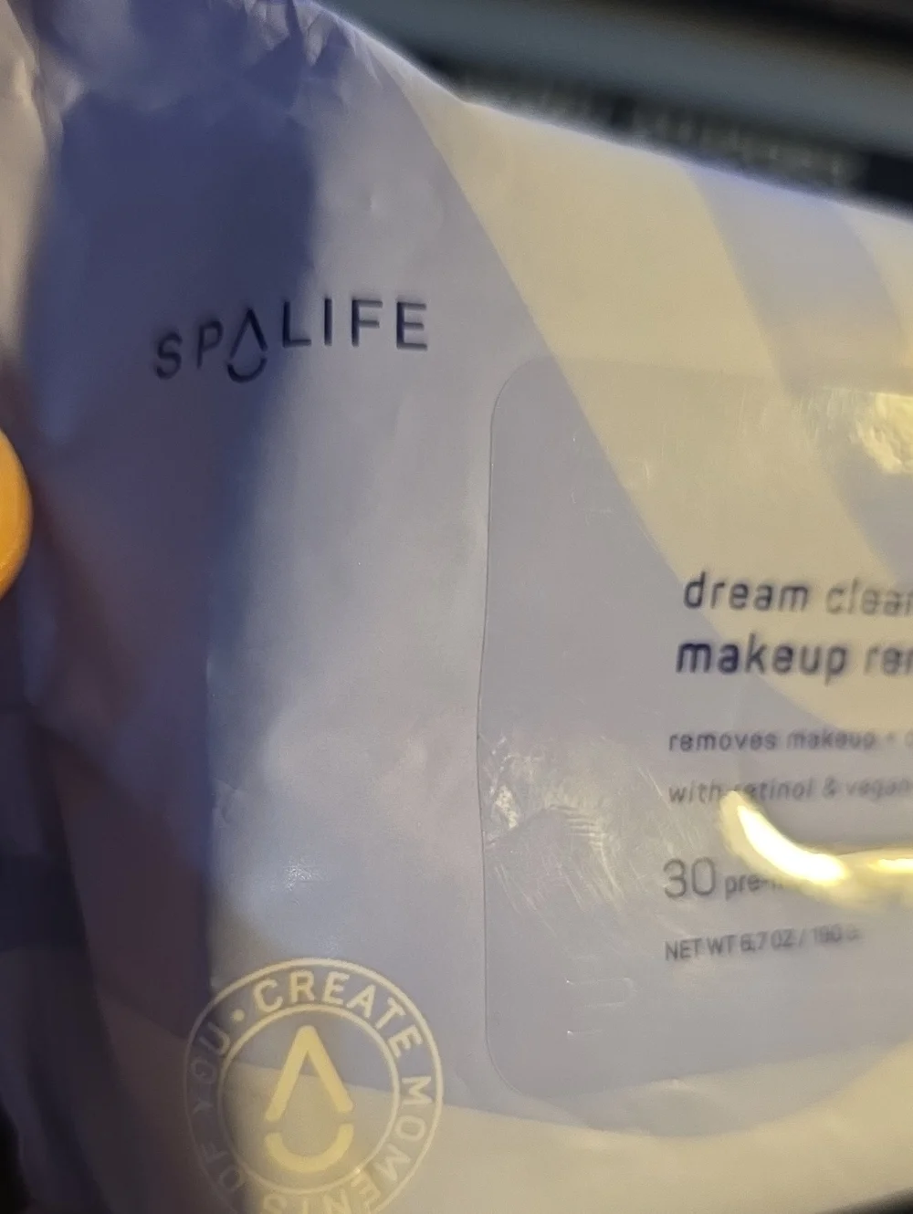 Spalife Dream Cleanse Makeup Remover Wipes - W Retinol & Vegan Ceramides30 Wipes